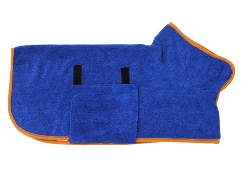 Absorbent Pet Bathrobe With Waist Wrapped Microfiber