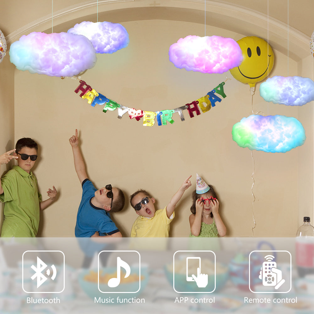 USB Ambient Cloud Light APP Control Music