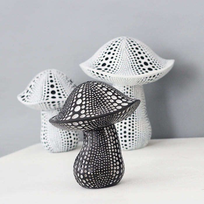 Simple Mushroom Desktop Resin Decoration