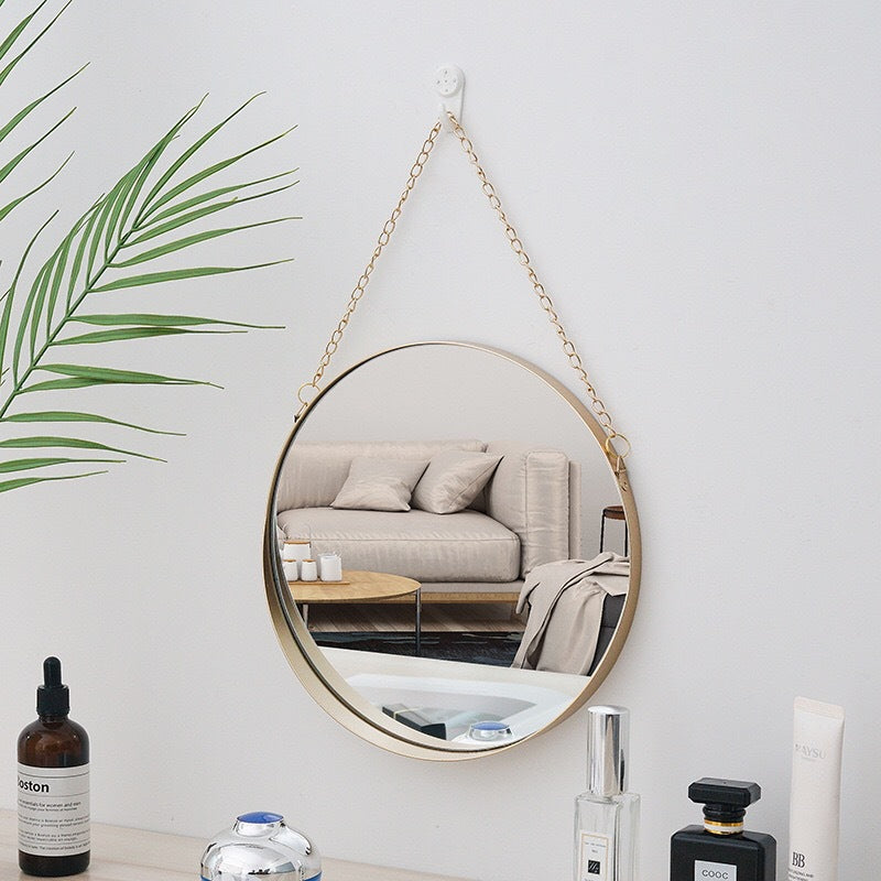 Metal Wrought Iron Wall Mirror