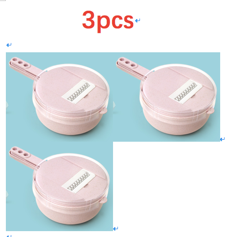 8 In 1 Vegetable Slicer/Peeler With Strainer Cutter