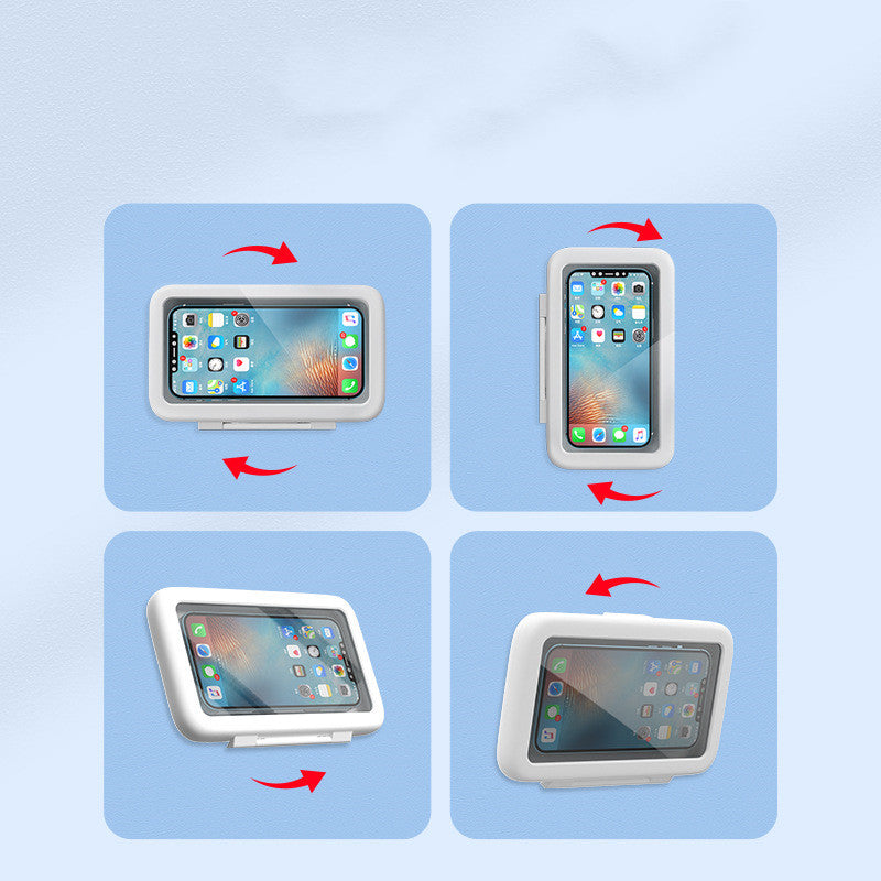 Waterproof Shower Seal Protection Touch Screen Mobile Phone Holder