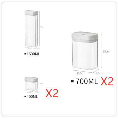 Food Storage Plastic Sealed Containers