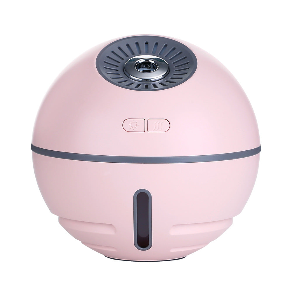 Rechargeable 2000mA Built-in Lithium Battery Mini Ultrasonic Aroma Humidifier Diffuser with LED Light Fan