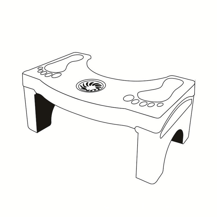 Foldable Plastic Toilet Stool Step