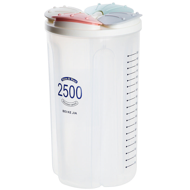 Healthy Dry Food Transparent Containers Storage Tank