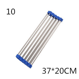 Stainless Steel Folding Kitchen Drain Sink Rack