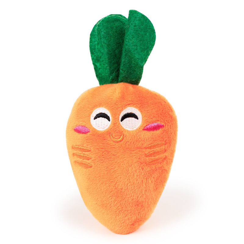 Dog Carrot Plush Toy with Snuffle Mat