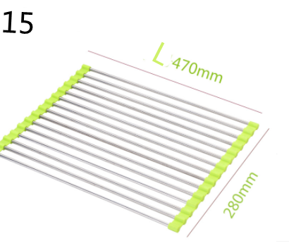 Stainless Steel Folding Kitchen Drain Sink Rack