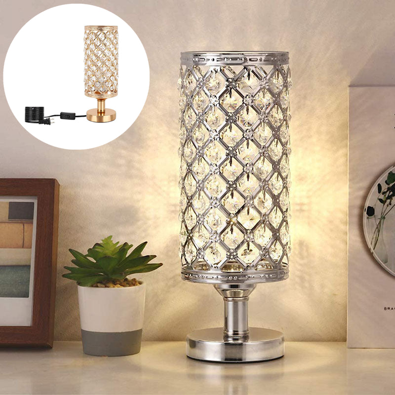 Crystal Table Lamp With Stylish Decoration