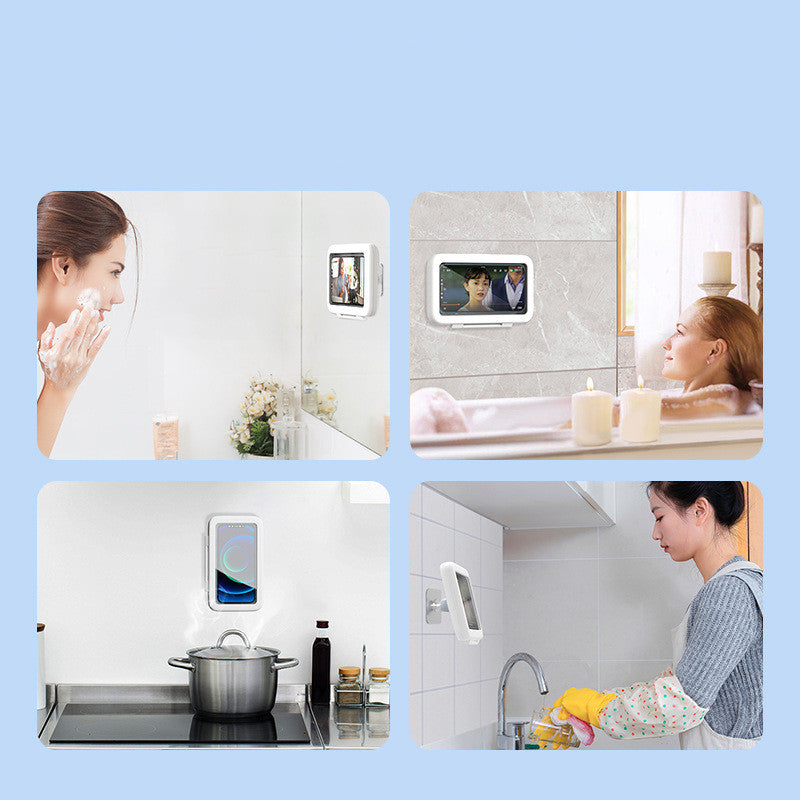 Waterproof Shower Seal Protection Touch Screen Mobile Phone Holder