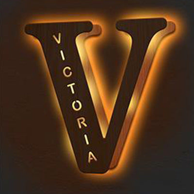 Personalized Custom Letter Lamp