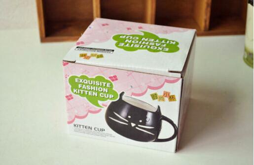Ceramic Cat Face Coffee Mug