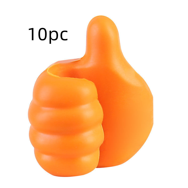 Multifunctional Thumb Hooks Wire Organizer Wall Hooks