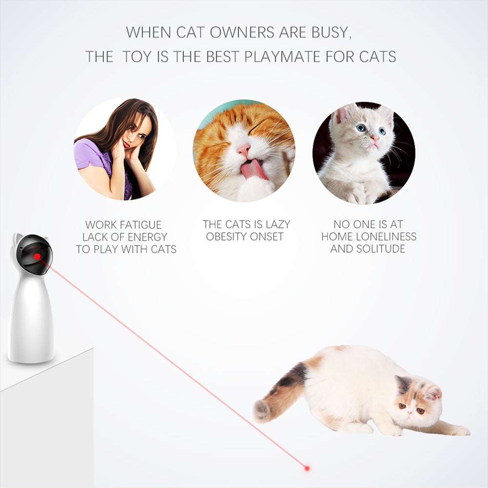 Creative Cat LED Laser Smart Automatic Training Entertaining Toy