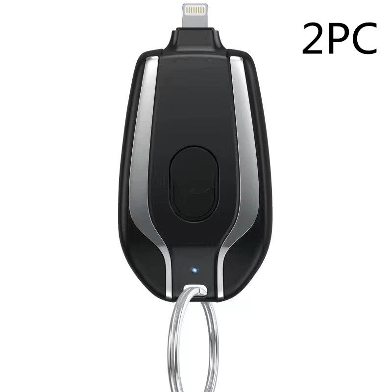 Small Mobile Power Supply Keyring Charging Portable Wireless Bank