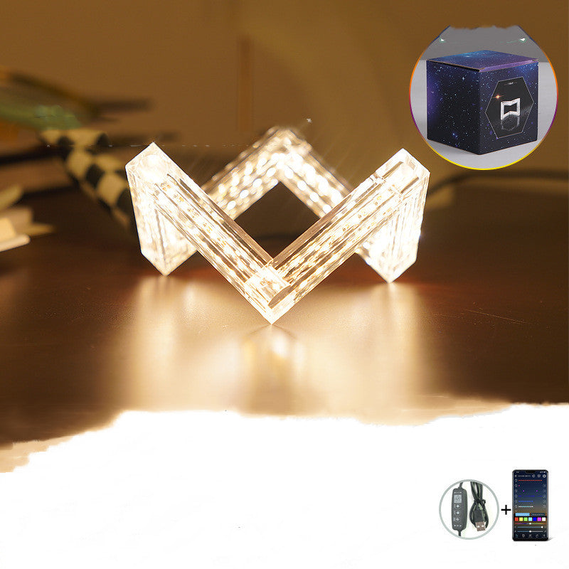 Acrylic Bluetooth Intelligent Control Desk Lamp