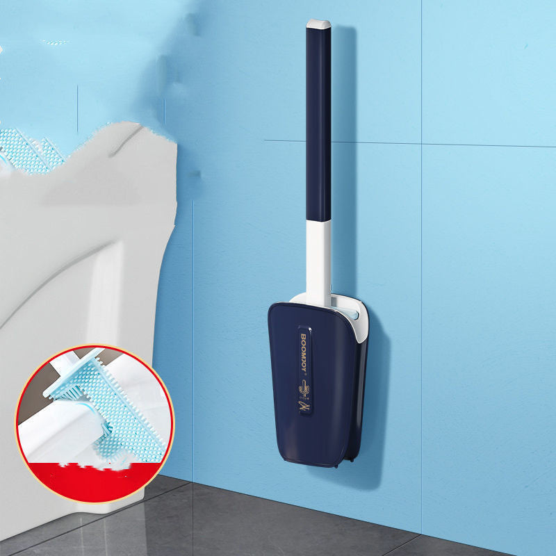 Toilet Brush With Wall Mounted Bucket