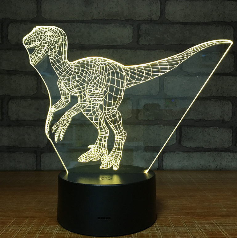 LED Creative Plug-in Cartoon 3D Table Lamp