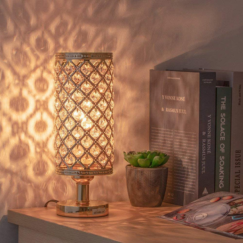 Crystal Table Lamp With Stylish Decoration
