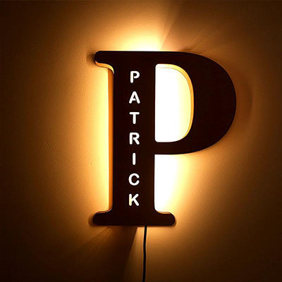 Personalized Custom Letter Lamp