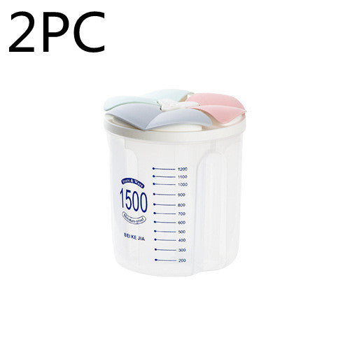 Healthy Dry Food Transparent Containers Storage Tank