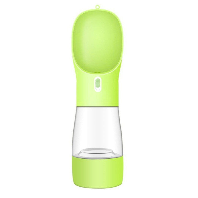 Pet Water Bottle With Feeder Bowl