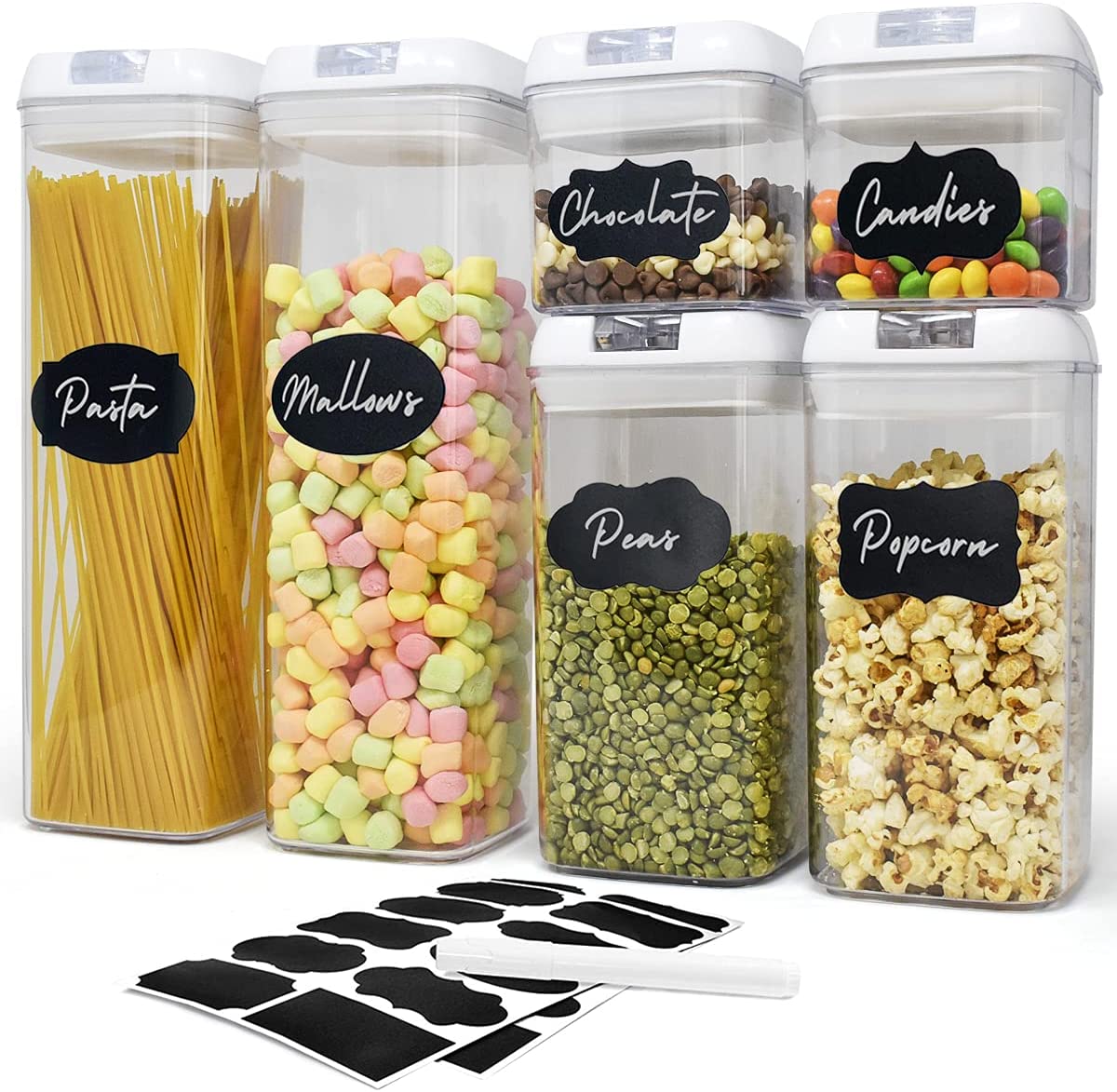 7 Pcs Air-Tight Food Storage Container