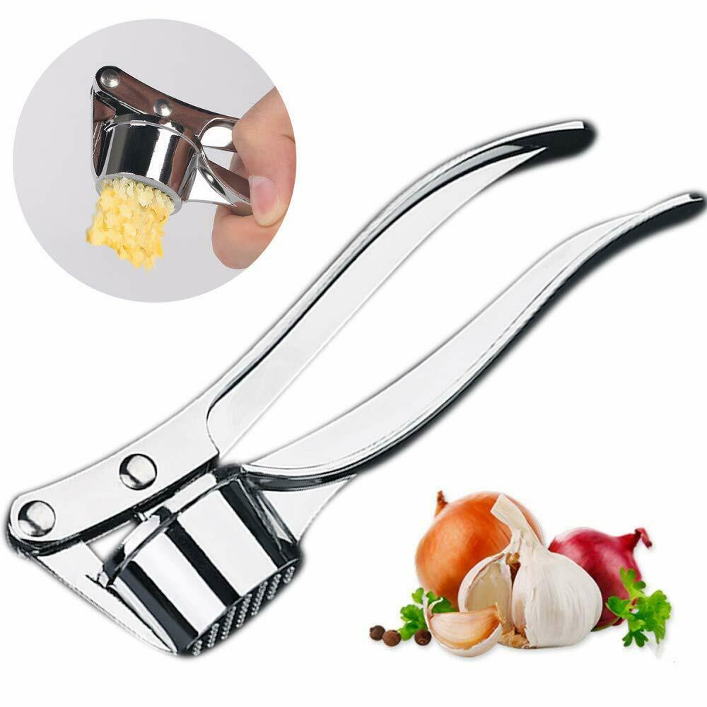 Stainless Steel Garlic Press Crusher