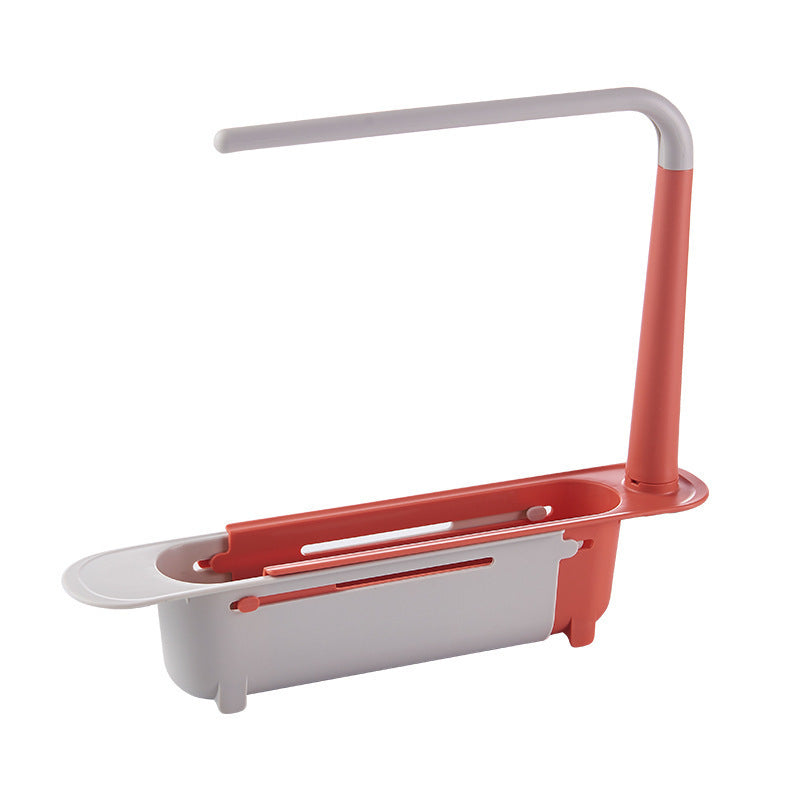 Kitchen Telescopic Drain Rack Basket