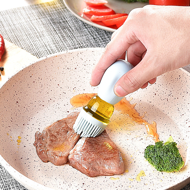 Silicone Brush Head Oil Bottle