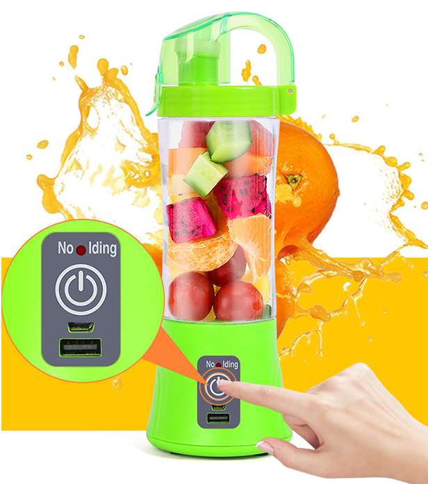 Portable Electric USB Rechargeable Fruit Juicer/Smoothie Maker Blender