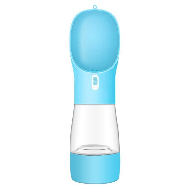 Pet Water Bottle With Feeder Bowl