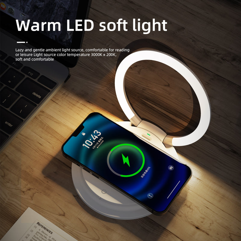 2 In 1 Wireless Charging & LED Small Night Light