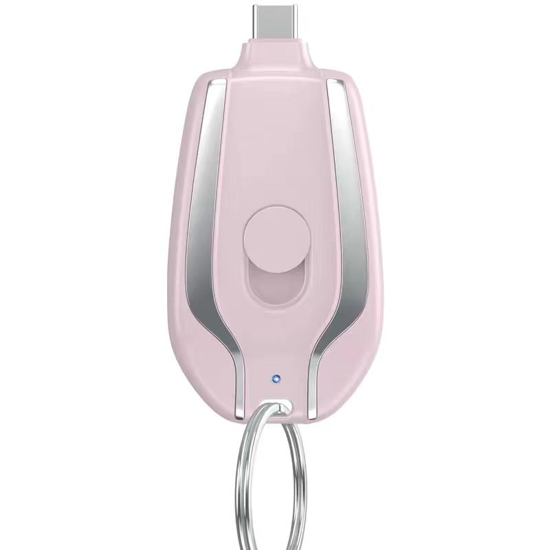 Small Mobile Power Supply Keyring Charging Portable Wireless Bank
