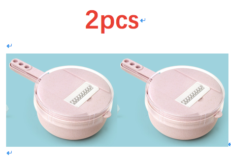 8 In 1 Vegetable Slicer/Peeler With Strainer Cutter
