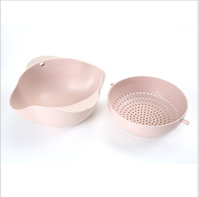 Plastic 2 in 1 Washing Basket