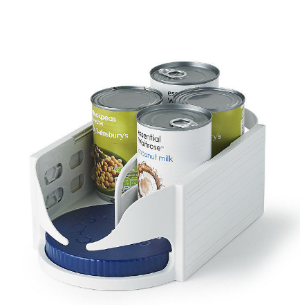 Double Roller Rotating Storage Box