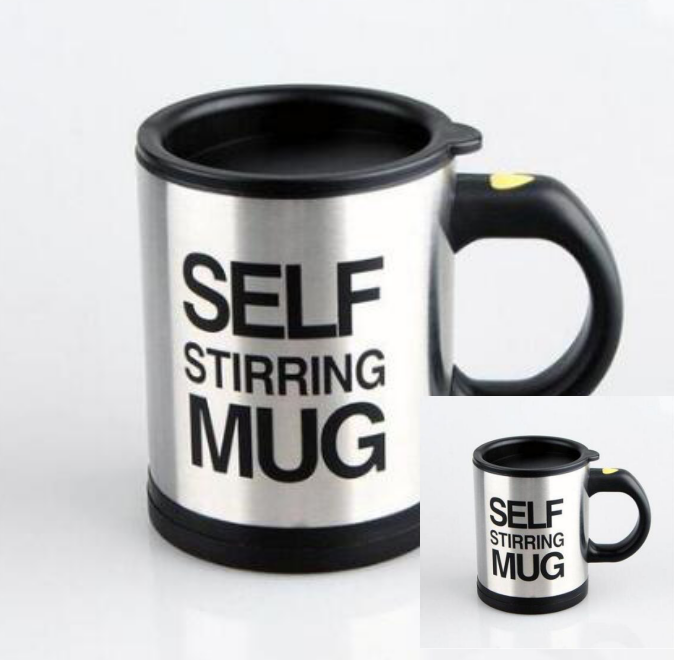 Automatic Self Stirring Stainless Steel Magnetic Coffee Mug