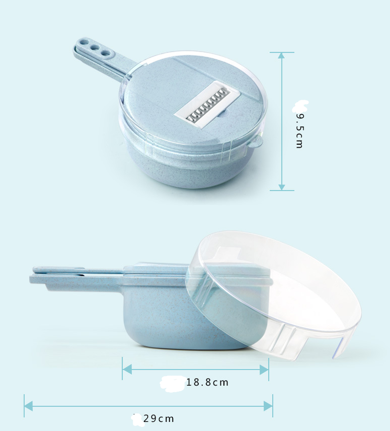 8 In 1 Vegetable Slicer/Peeler With Strainer Cutter
