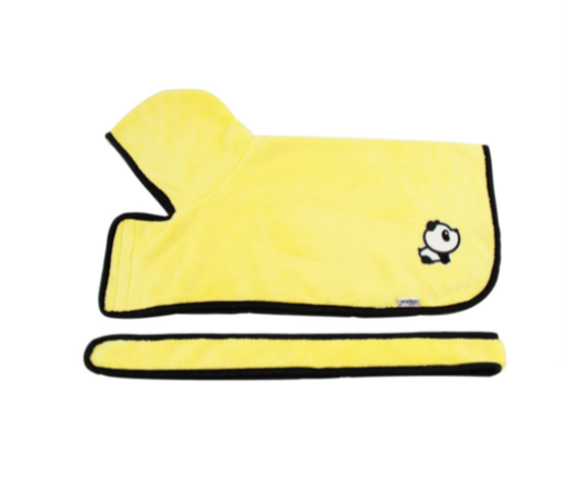 Absorbent Pet Bathrobe With Waist Wrapped Microfiber