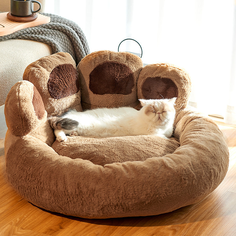 Dog Round Large Plush Bed
