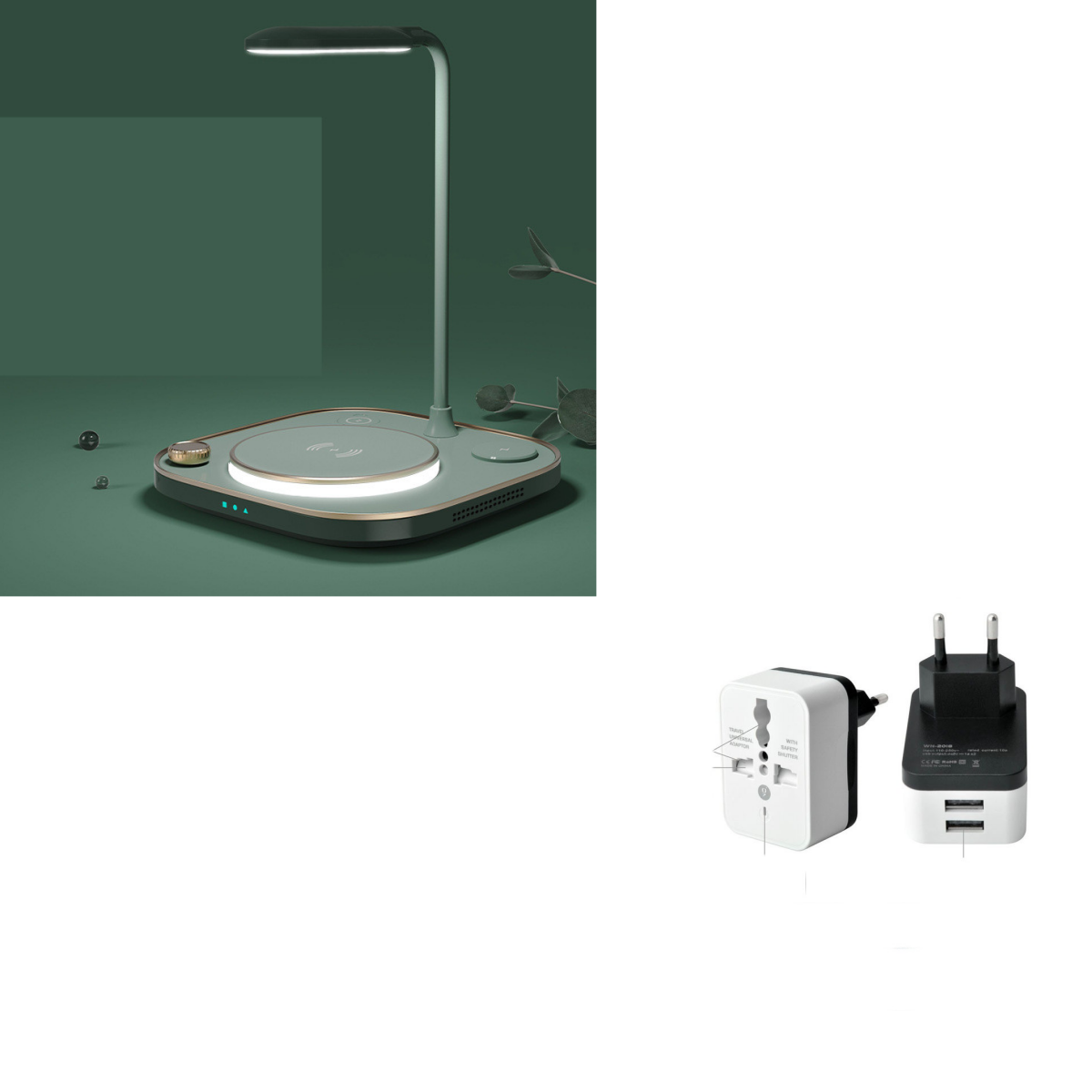 Three-in-one Wireless Magnetic Charger 15W Fast Charging Desk Lamp