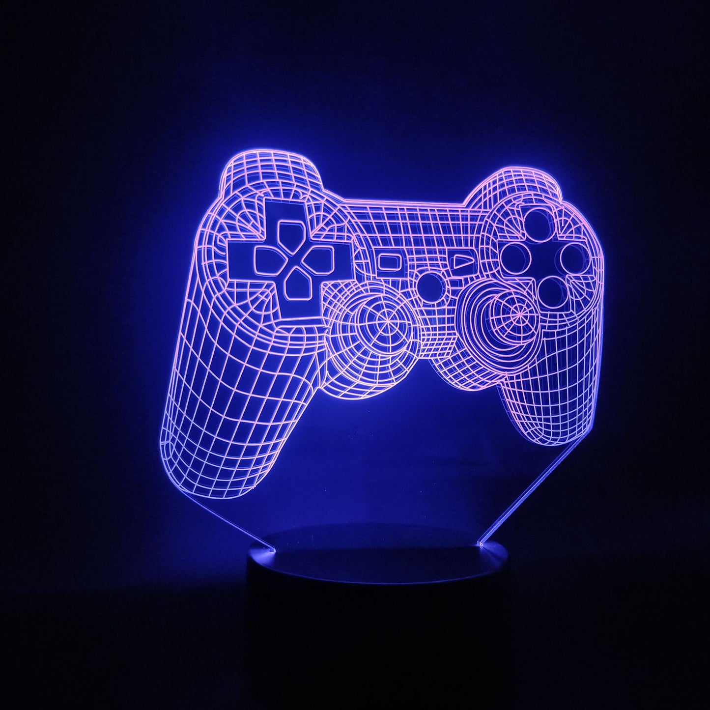 Gamepad 3D Night Light Lamp