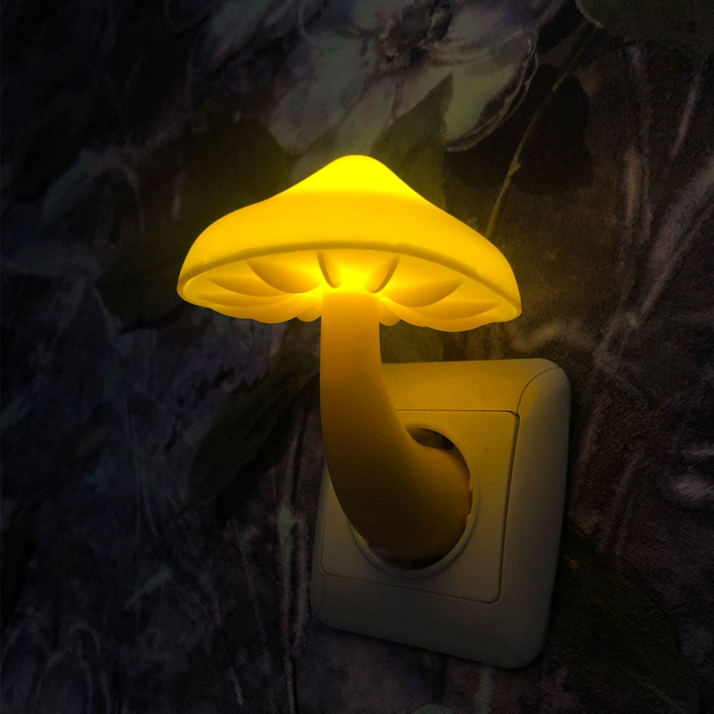 LED Wall Socket Mushroom Night Light