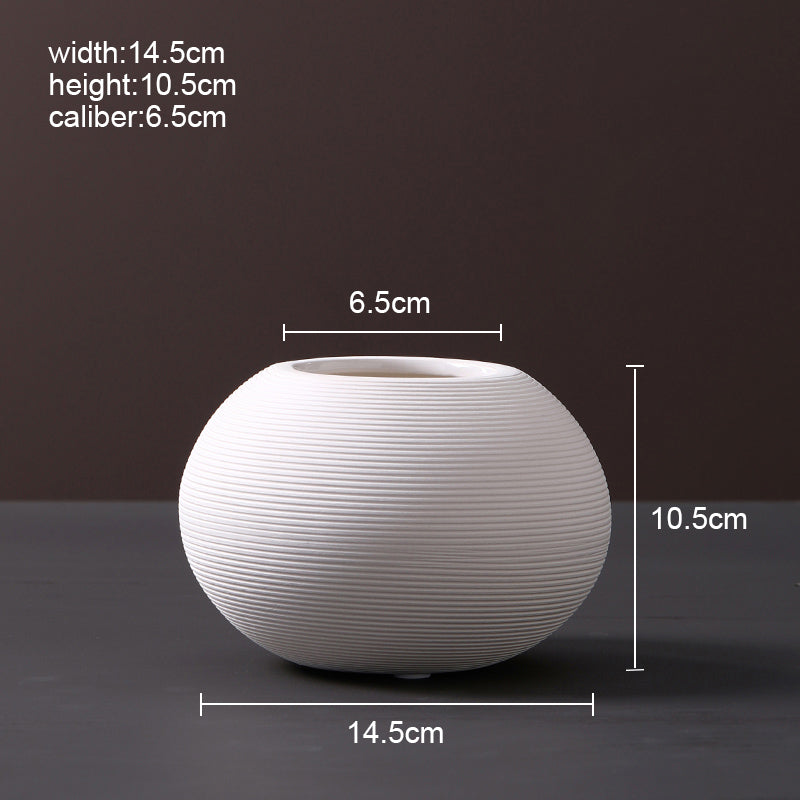 Scandinavian Style Ceramic Vase Decorative