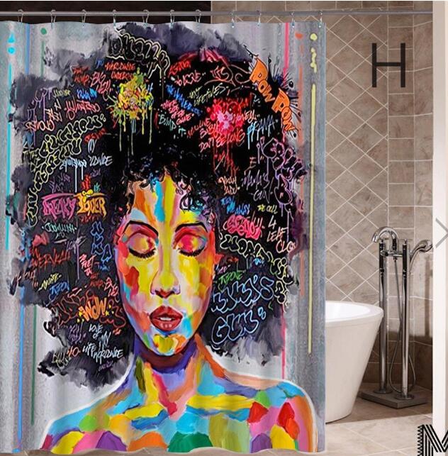 Art Design Graffiti Shower Curtains