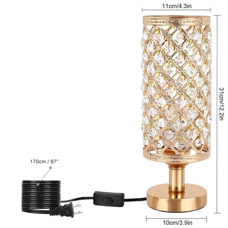Crystal Table Lamp With Stylish Decoration