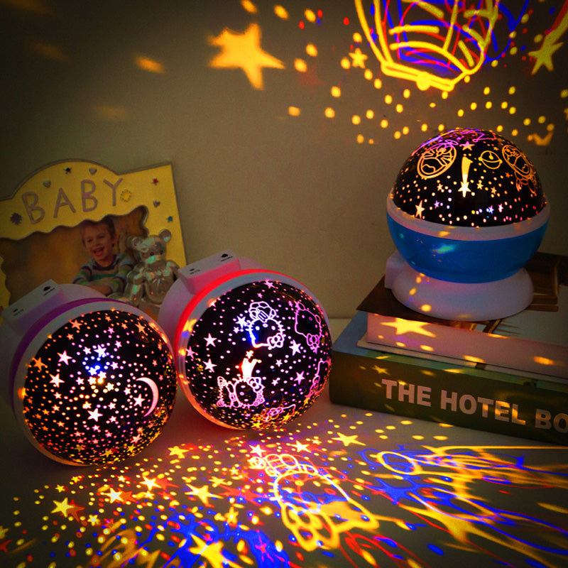LED USB Projector Rotating Starry Sky Night Light