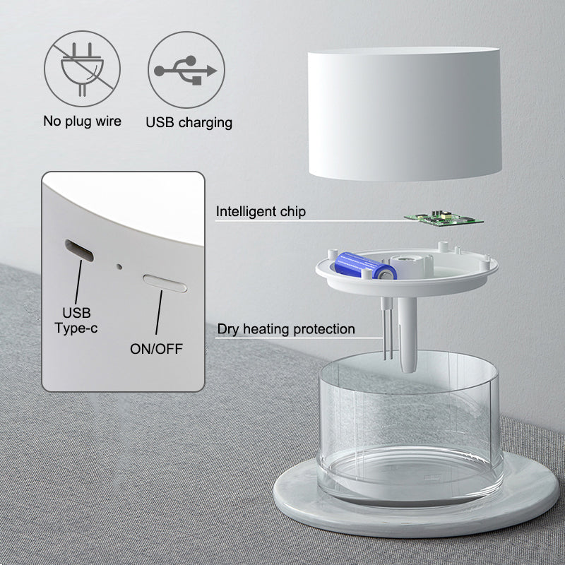 Wireless Portable Air Ultrasonic Humidifier Diffuser